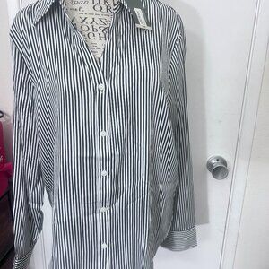 NWT Striped Blouse